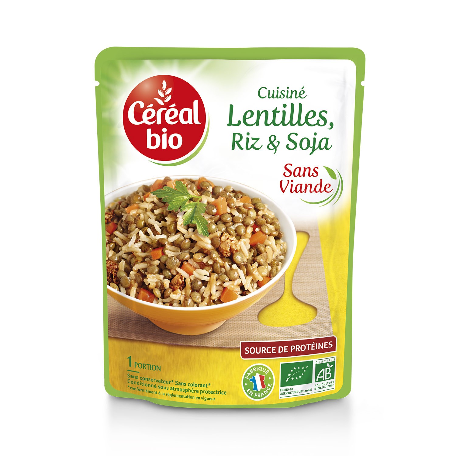 Cuisiné Lentilles, Riz & Soja